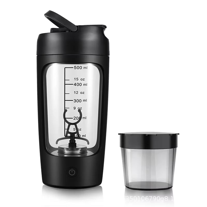 650Ml USB Electric Portable Protein Powder Shaker Bottle Whey Shake Cup Whey Protein Mixing Cup for Gym Fitness Sport with Scale
