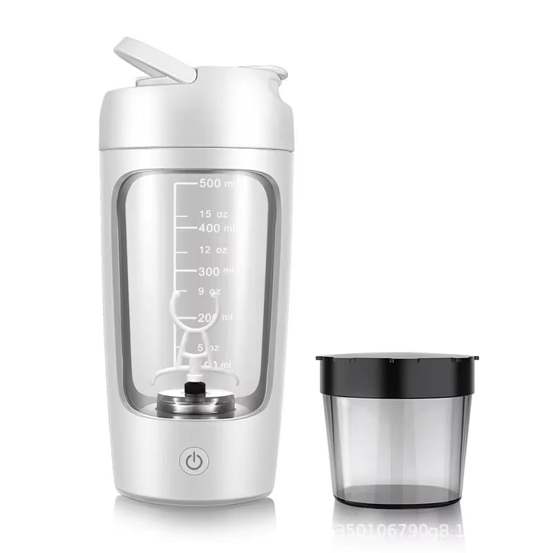 650Ml USB Electric Portable Protein Powder Shaker Bottle Whey Shake Cup Whey Protein Mixing Cup for Gym Fitness Sport with Scale